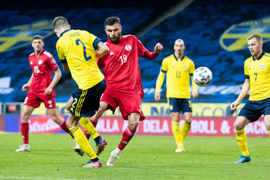 Mikael Lustig of Sweden and Levan Shengelia of Georgia