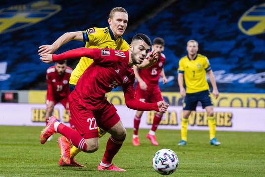 Ludwig Augustinsson of Sweden and Georges Mikautadze of