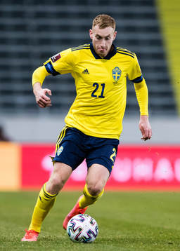 Dejan Kulusevski of Sweden