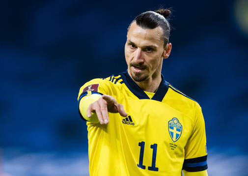 Zlatan Ibrahimovic of Sweden