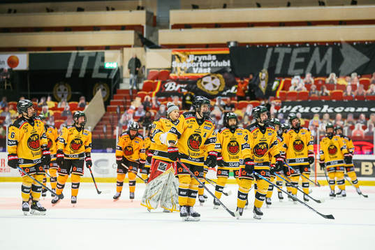 Luleås spelare jublar