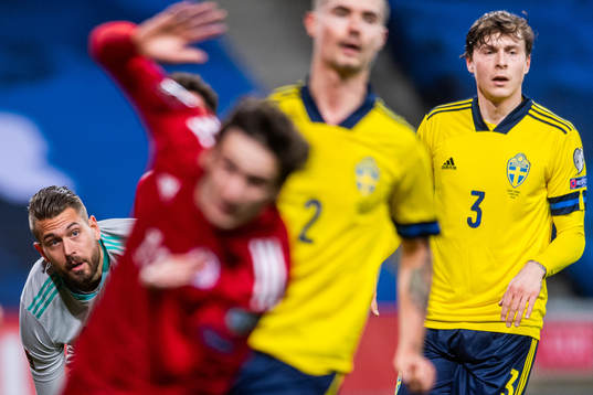 Goalkeeper Kristoffer Nordfeldt of Sweden
