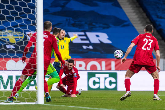 Zlatan Ibrahimovic of Sweden