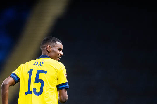 Alexander Isak of Sweden