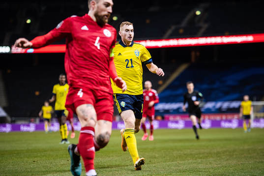 Dejan Kulusevski of Sweden