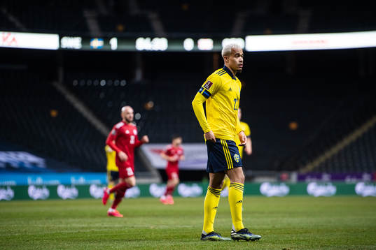 Robin Quaison of Sweden