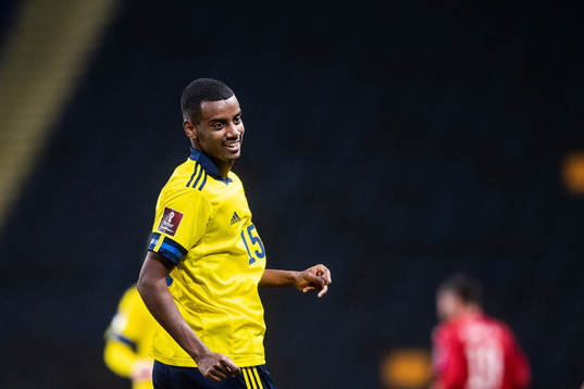 Alexander Isak of Sweden