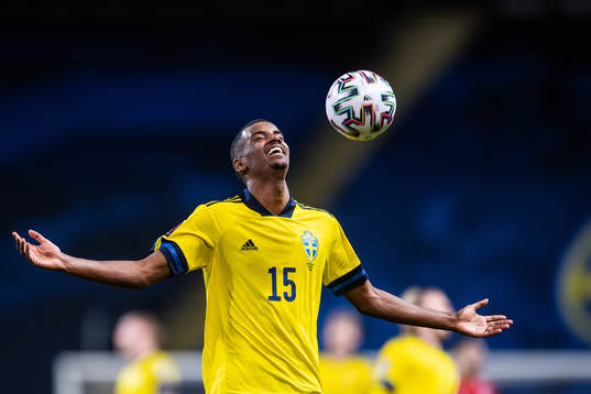 Alexander Isak of Sweden