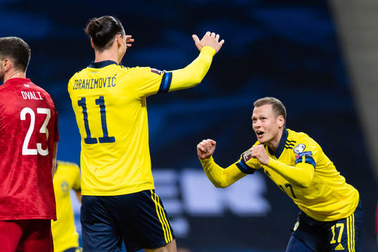 Viktor Claesson of Sweden celebrates