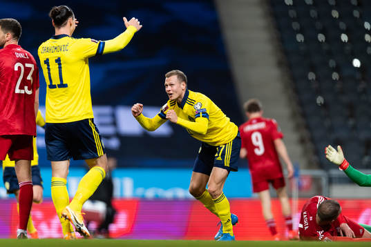 Viktor Claesson of Sweden celebrates