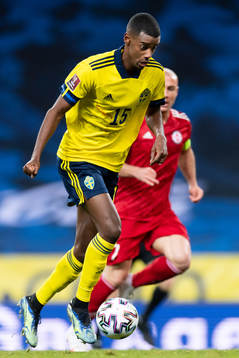 Alexander Isak of Sweden