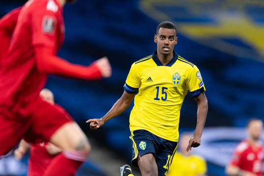 Alexander Isak of Sweden
