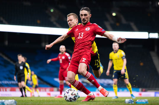 Viktor Claesson of Sweden and Grigol Chabradze of Georgia