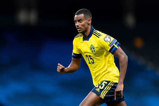 Alexander Isak of Sweden