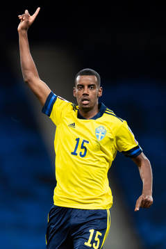 Alexander Isak of Sweden