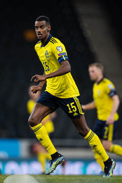 Alexander Isak of Sweden