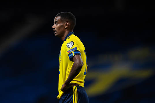 Alexander Isak of Sweden