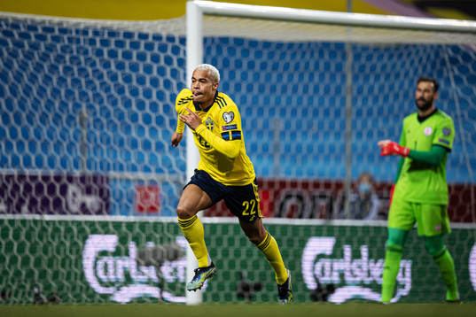 Robin Quaison of Sweden