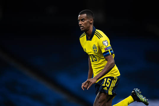 Alexander Isak of Sweden