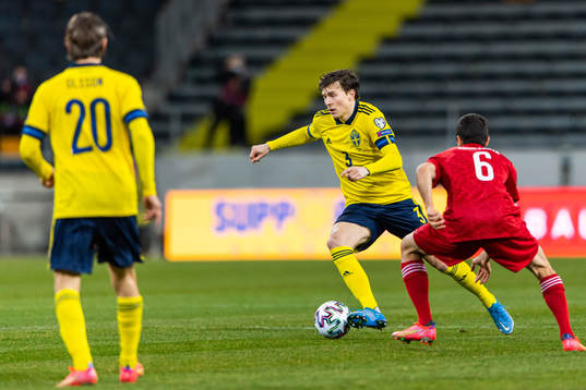 Victor Nilsson Lindelöf of Sweden and Giorgi Aburjania of