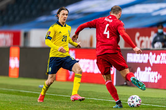 Kristoffer Olsson of Sweden and Guram Kashia of Georgia