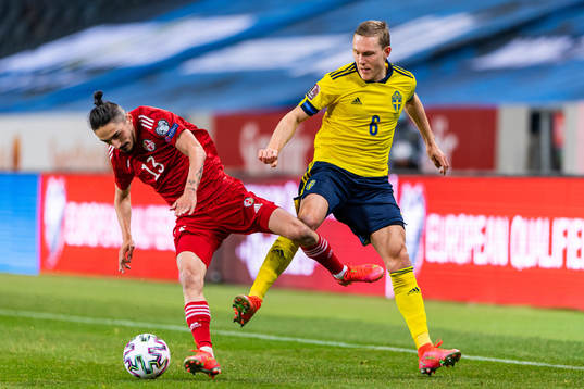 Grigol Chabradze of Georgia and Ludwig Augustinsson of