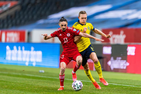 Grigol Chabradze of Georgia and Ludwig Augustinsson of