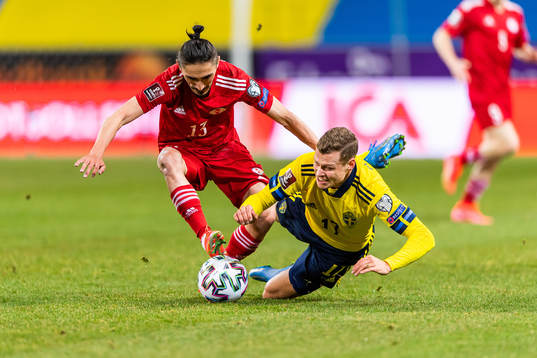 Grigol Chabradze of Georgia and Viktor Claesson of Sweden