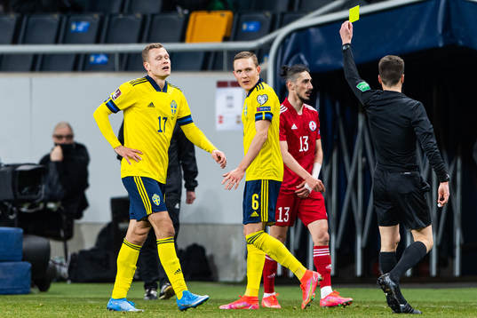 Viktor Claesson sees Viktor Claesson receive a yellow card