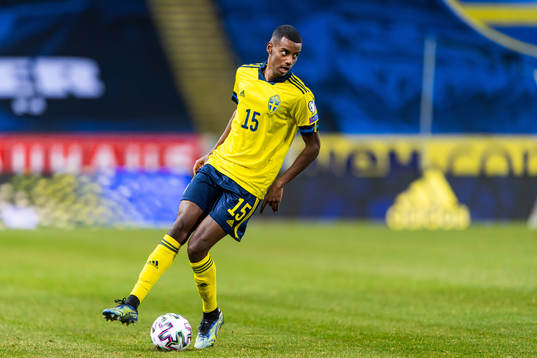 Alexander Isak of Sweden