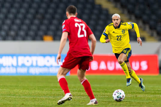 Robin Quaison of Sweden