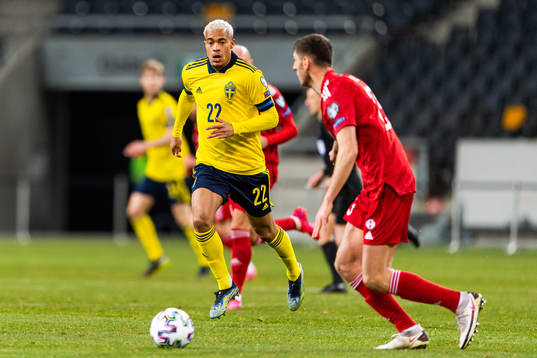 Robin Quaison of Sweden