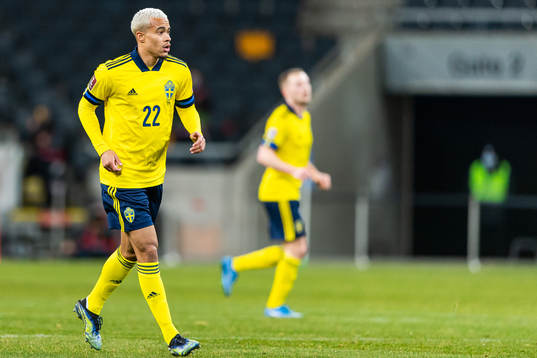 Robin Quaison of Sweden