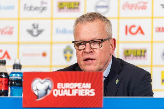 Janne Andersson, head coach of Sweden