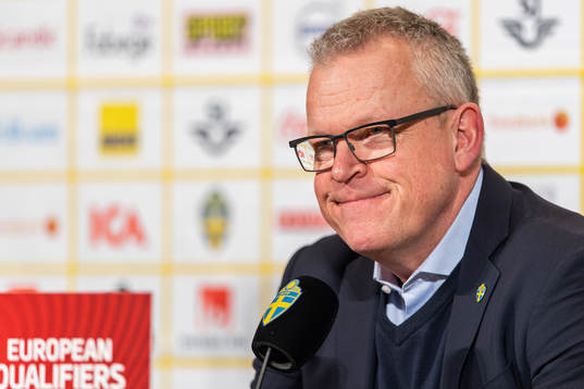 Janne Andersson, head coach of Sweden