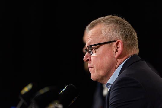Janne Andersson, head coach of Sweden