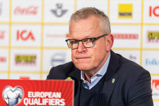 Janne Andersson, head coach of Sweden