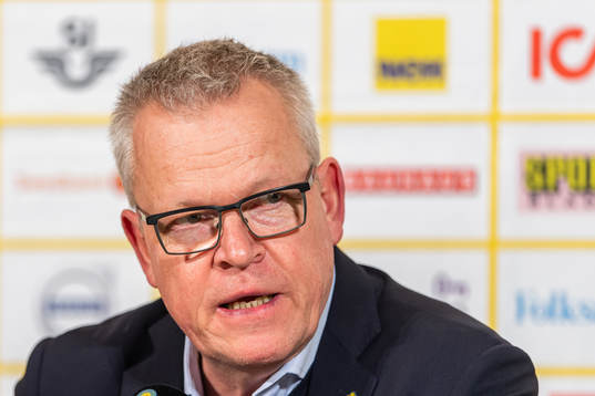 Janne Andersson, head coach of Sweden