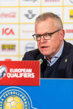 Janne Andersson, head coach of Sweden