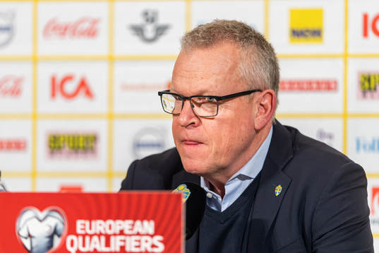Janne Andersson, head coach of Sweden