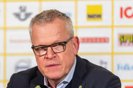 Janne Andersson, head coach of Sweden