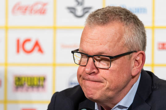 Janne Andersson, head coach of Sweden