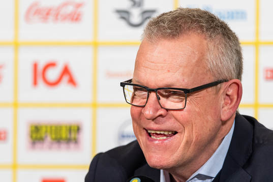 Janne Andersson, head coach of Sweden
