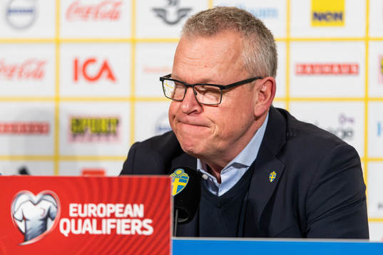 Janne Andersson, head coach of Sweden