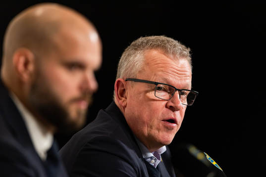 Jakob Kakembo Andersson, media officer, and Janne