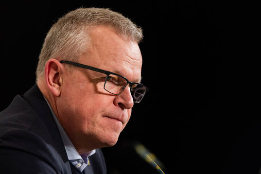 Janne Andersson, head coach of Sweden