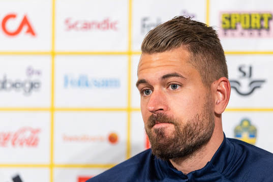 Goalkeeper Kristoffer Nordfeldt of Sweden