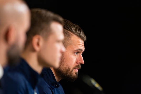 Goalkeeper Kristoffer Nordfeldt of Sweden