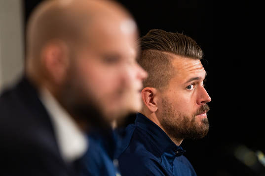 Goalkeeper Kristoffer Nordfeldt of Sweden