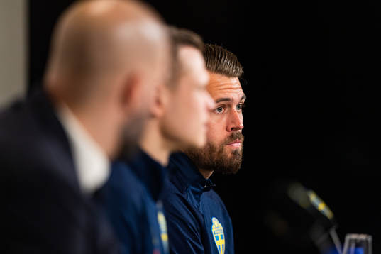 Goalkeeper Kristoffer Nordfeldt of Sweden